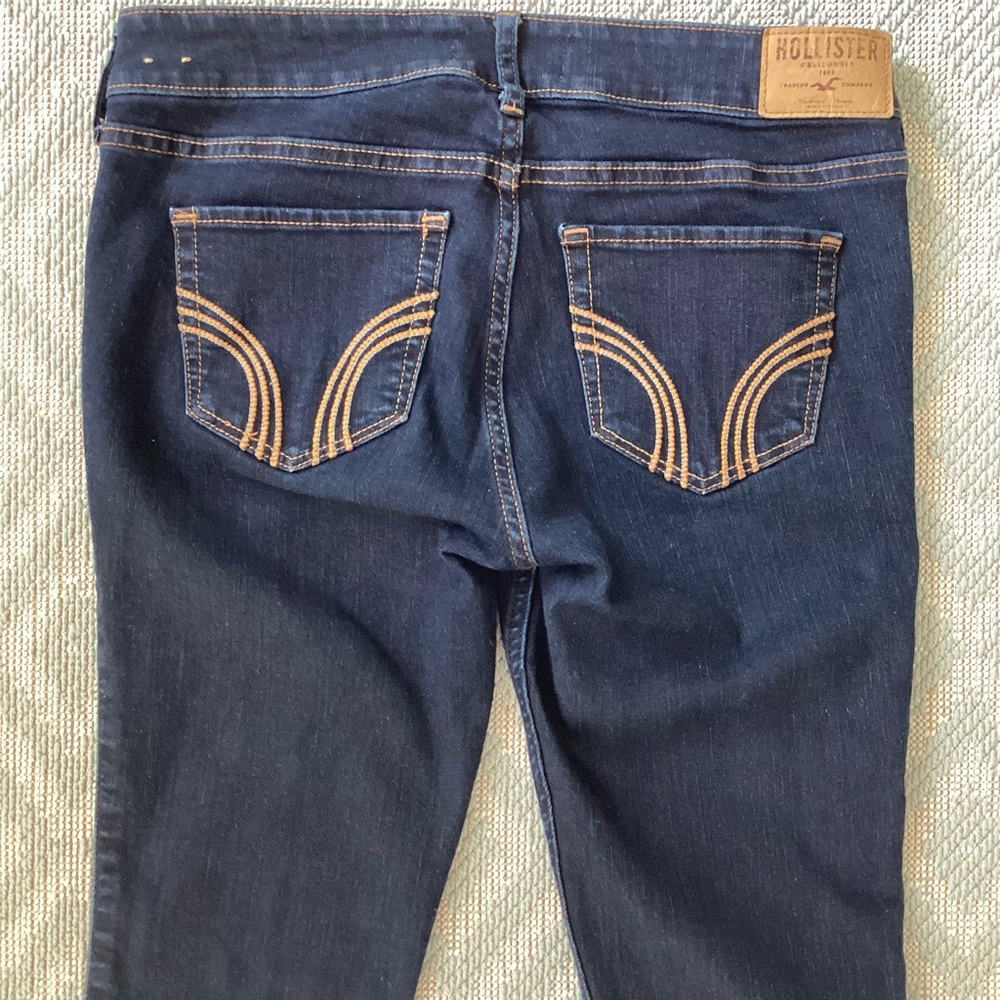 Hollister Dark Wash Low Rise Skinny Jeans W27 L31 - Picture 7 of 11